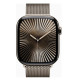 Apple Watch Series 10 GPS + Cellular 46mm Natural Titanium Case w. Natural Milanese Loop - S/M (MC7Q4)