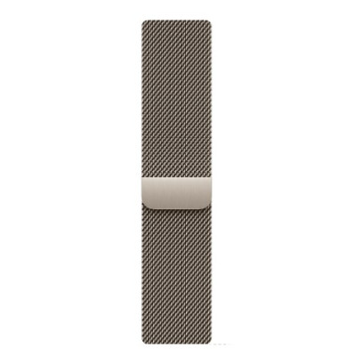 Apple Watch Series 10 GPS + Cellular 46mm Natural Titanium Case w. Natural Milanese Loop - S/M (MC7Q4)