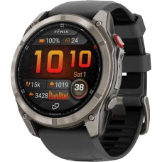 Garmin Fenix 8 Pro 51 mm AMOLED Titanium with Graphite/Black Silicone Band (010-03199-10/11)
