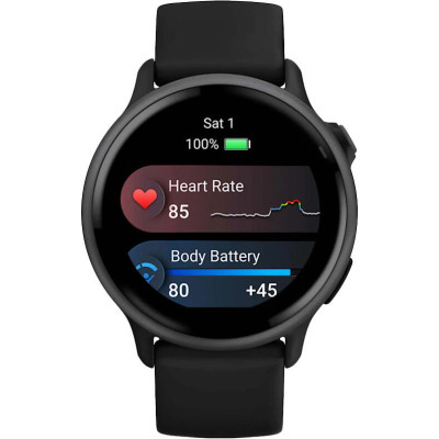 Garmin Vivoactive 6 Slate with Black Band (010-02985-00/40)