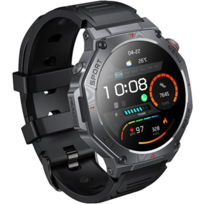 Hoco Y37 Amoled Sports Watch Black (6942007666046)