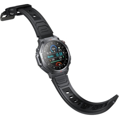 Hoco Y37 Amoled Sports Watch Black (6942007666046)
