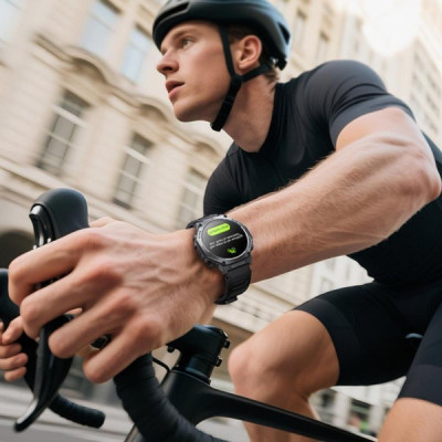 Hoco Y37 Amoled Sports Watch Black (6942007666046)