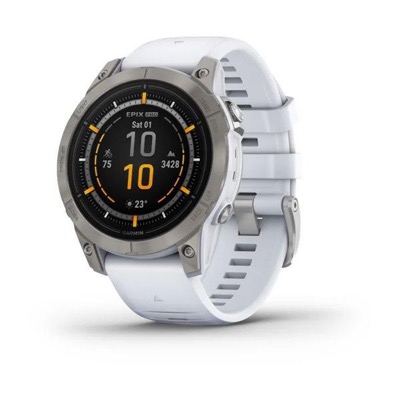 Garmin Epix Pro Gen 2 Sapphire 47mm Titanium w. Whitestone Band (010-02803-20/21)