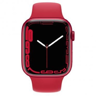 Apple Watch Series 7 GPS + Cellular 45mm (PRODUCT) RED A. Case w. (PRODUCT)RED S. Band (MKJC3, MKM83)