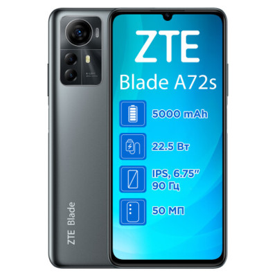 ZTE Blade A72S 4/64GB Grey