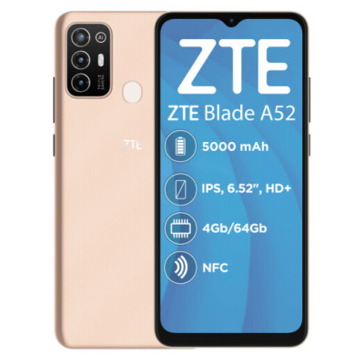 ZTE Blade A52 4/64GB Silk Gold