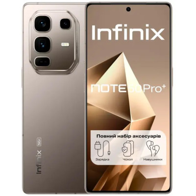 Infinix Note 50 Pro+ 12/256GB Titanium Grey