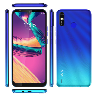 Tecno Spark 4 Lite 2/32GB Vacation Blue (4895180754586)