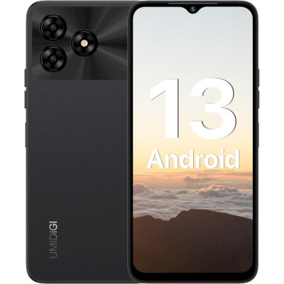 UMIDIGI G5A MP38 4/64GB Dual Sim Black (6973553523262)