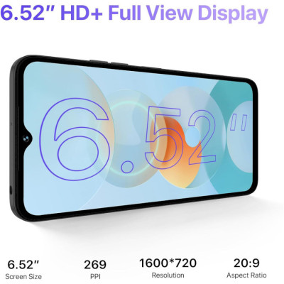 UMIDIGI G5A MP38 4/64GB Dual Sim Black (6973553523262)