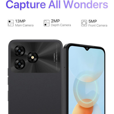 UMIDIGI G5A MP38 4/64GB Dual Sim Black (6973553523262)