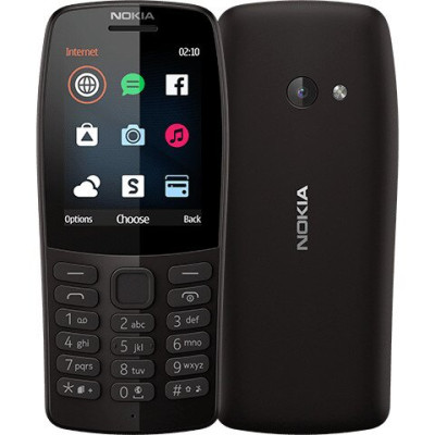 Nokia 210 Dual SIM 2019 Black (16OTRB01A02)