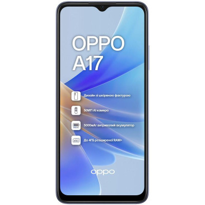 OPPO A17 4/64GB Midnight Black