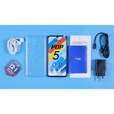 Tecno POP 5 BD2p 2/32GB Dual Sim Ice Blue (4895180768354)
