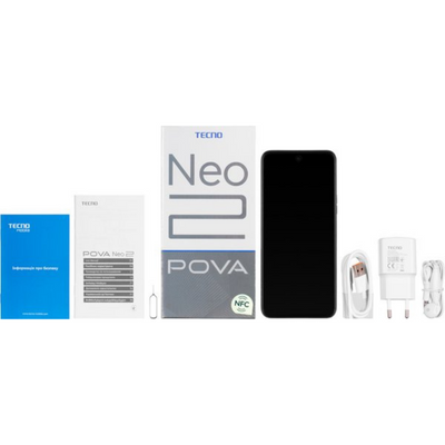 Tecno POVA-4 (LG7n) 8/128Gb NFC Uranolith Grey (4895180789182)