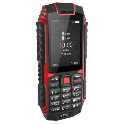 Sigma mobile X-treme DT68 black-red