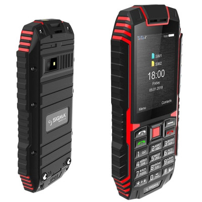 Sigma mobile X-treme DT68 black-red