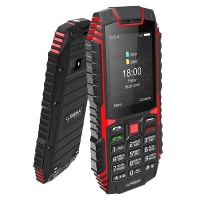 Sigma mobile X-treme DT68 black-red