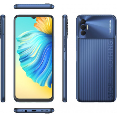 Tecno Spark 8p (KG7n) 4/64Gb NFC Atlantic Blue (4895180776755)