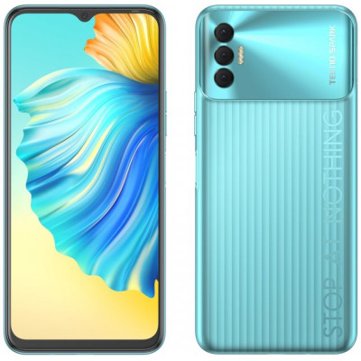 Tecno Spark 8p (KG7n) 4/64Gb NFC Turquoise Cyan (4895180774829)