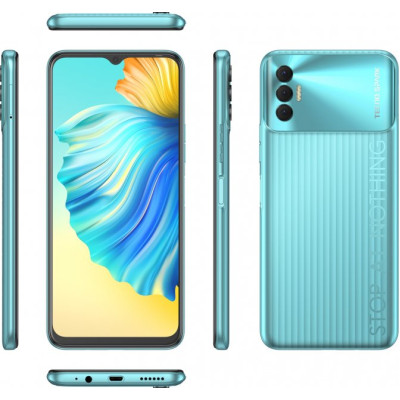 Tecno Spark 8p (KG7n) 4/64Gb NFC Turquoise Cyan (4895180774829)