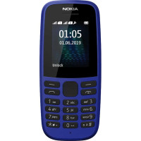 Nokia 105 Single Sim 2019 Blue (16KIGL01A13)