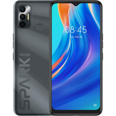 Tecno Spark 7 KF6n NFC 4/64GB Magnet Black (4895180766398)