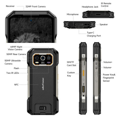 Ulefone Armor 27 Pro 12/256GB Black 