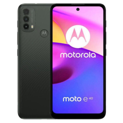 Motorola E40 4/64GB Carbon Gray (PAVK0005)