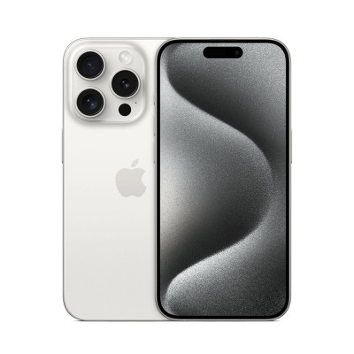 Apple iPhone 15 Pro 256GB eSIM White Titanium (MTQT3)
