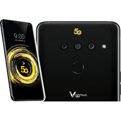 LG V50 ThinQ 5G 6/128GB Single Sim Black