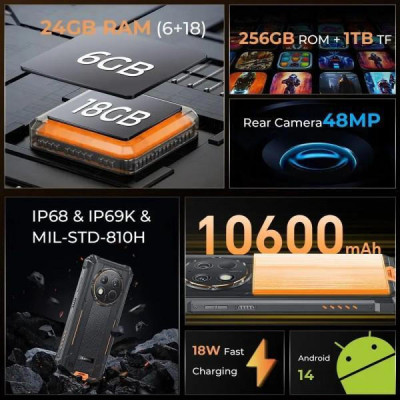 Oukitel G1 S 4/128GB Orange
