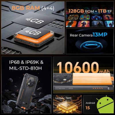 Oukitel G1 S 4/128GB Black