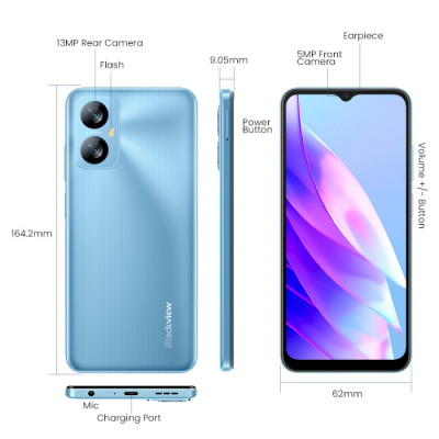 Blackview A52 Pro 4/128 Ice Blue (6931548314776)