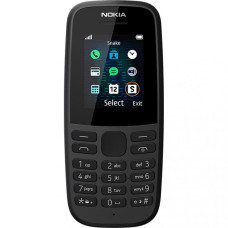 Nokia 105 Dual Sim 2019 Black (16KIGB01A01)