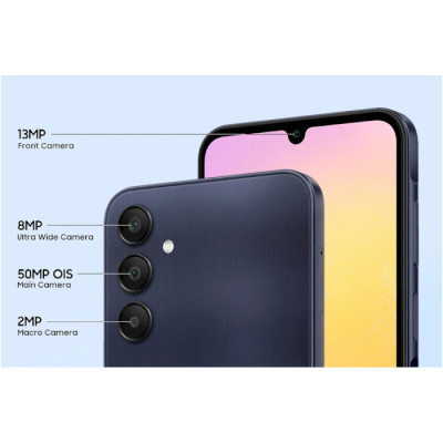 Samsung Galaxy A25 5G 6/128GB Black (SM-A256BZKD)