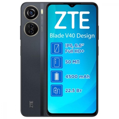 ZTE Blade V40 Design 4/128GB Black
