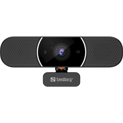 Sandberg All-in-1 Webcam 2K HD Speaker Black (134-37)