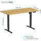 OfficePro ODE1470LW Light Wood/Black