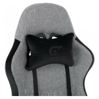 GT Racer X-2324 Fabric Gray/Black Suede