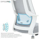 OfficePro Harmony OC310-W-LG-LG White/Light Gray