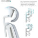 OfficePro Harmony OC310-W-LG-LG White/Light Gray