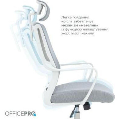 OfficePro Harmony OC310-W-LG-LG White/Light Gray