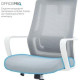 OfficePro Harmony OC310-W-LG-LG White/Light Gray