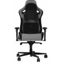 GT Racer X-0724 Fabric Gray/Black Suede