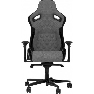 GT Racer X-0724 Fabric Gray/Black Suede