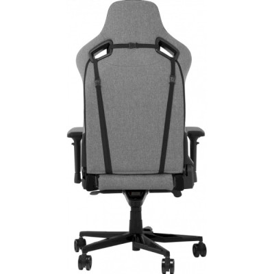 GT Racer X-0724 Fabric Gray/Black Suede