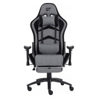 GT Racer X-2534-F Fabric Gray/Black Suede