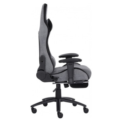 GT Racer X-2534-F Fabric Gray/Black Suede